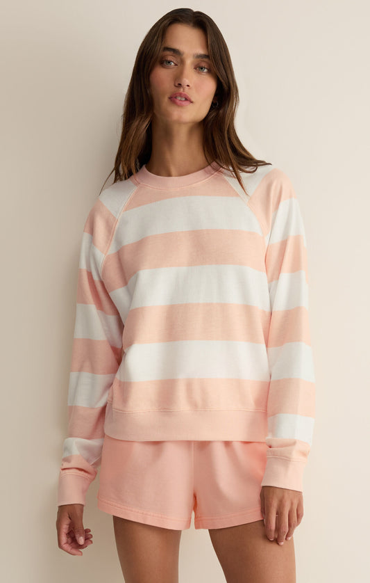 Saldana Stripe Sweatshirt - Bellini