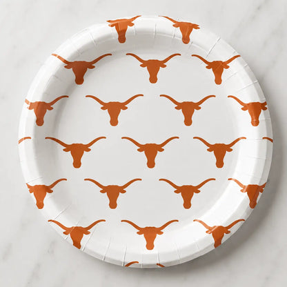 7" Appetizer Plates - University of Texas