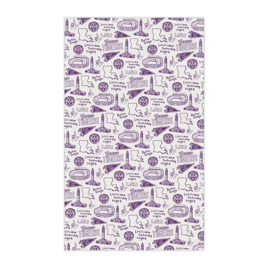 LSU Cotton Dish Towel