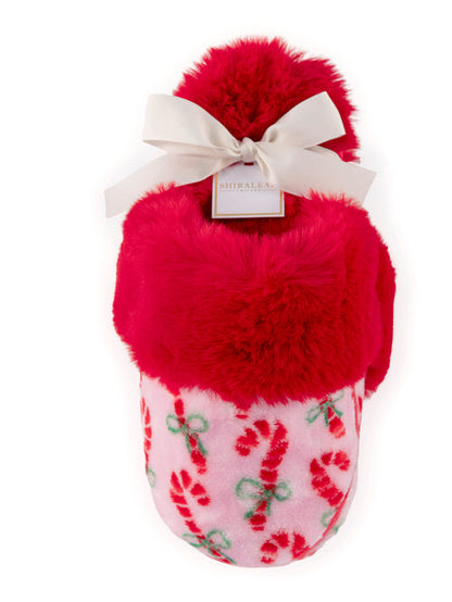 Felicity Candy Cane Slippers - Multi