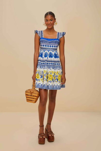 Off-White Zuli Organic Cotton Mini Dress