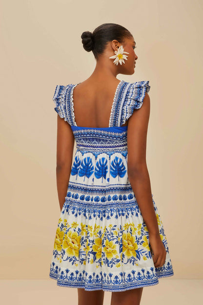 Off-White Zuli Organic Cotton Mini Dress