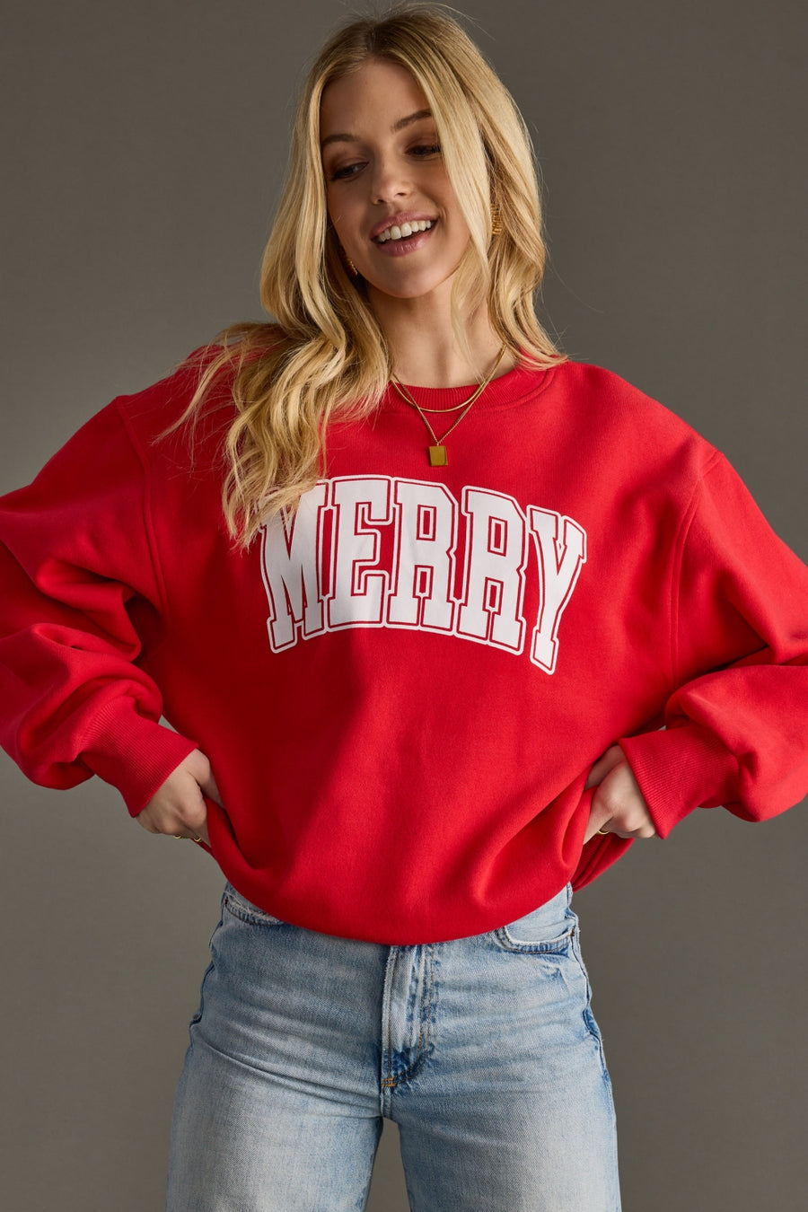 Merry Sweatshirt - Red