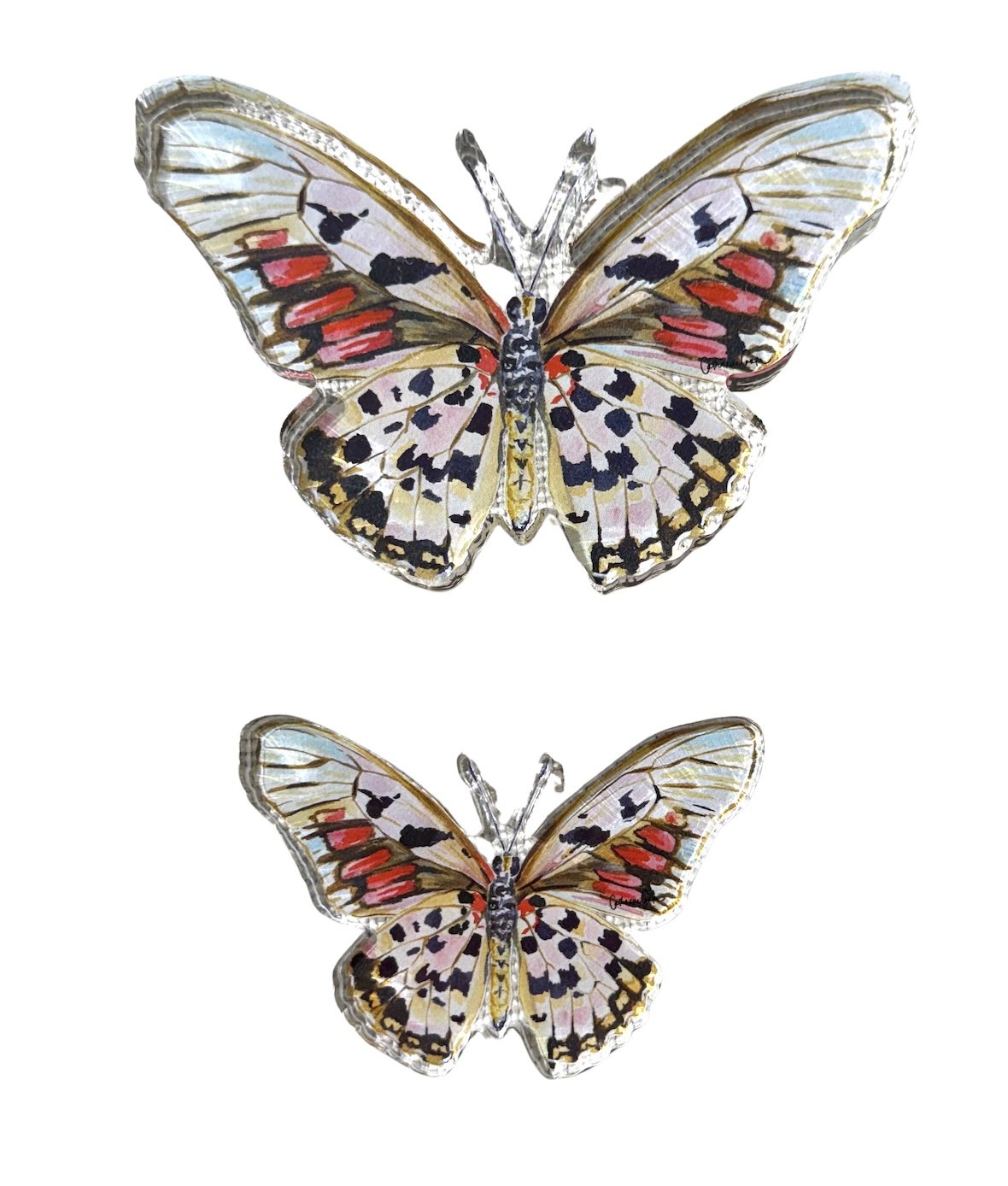 Autumn Butterfly Acrylic Art Block