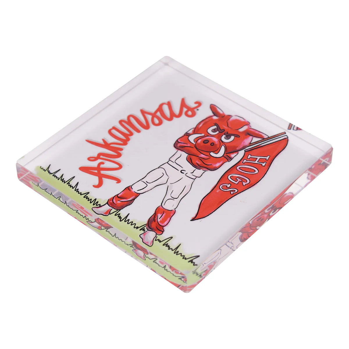 Arkansas Mascot Napkin Weight