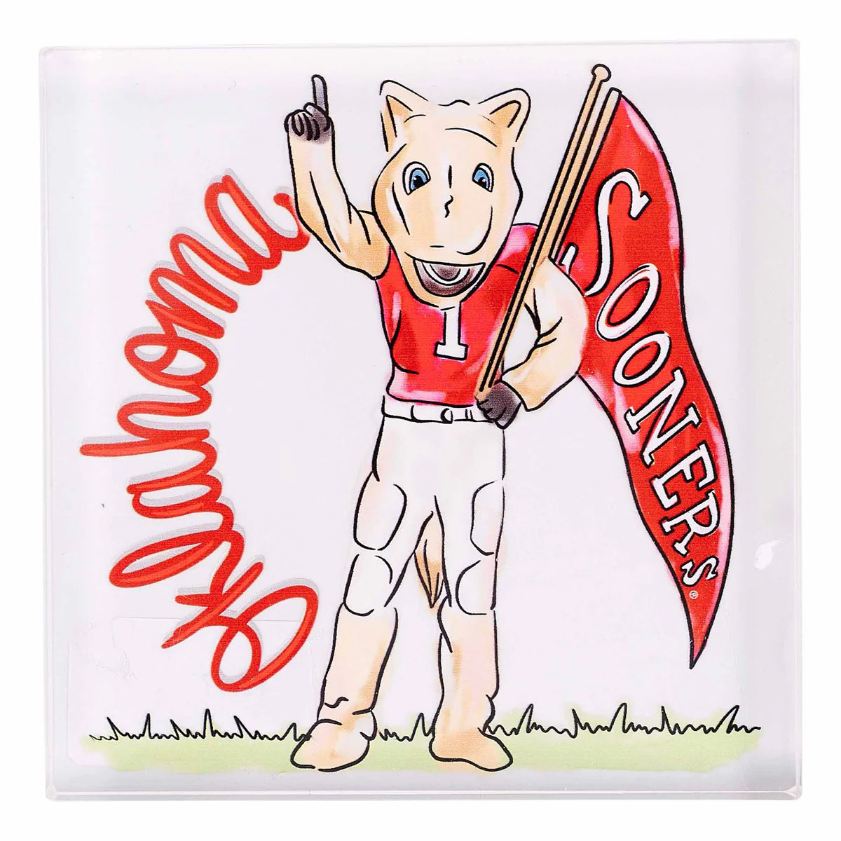 Oklahoma Mascot Napkin Weight