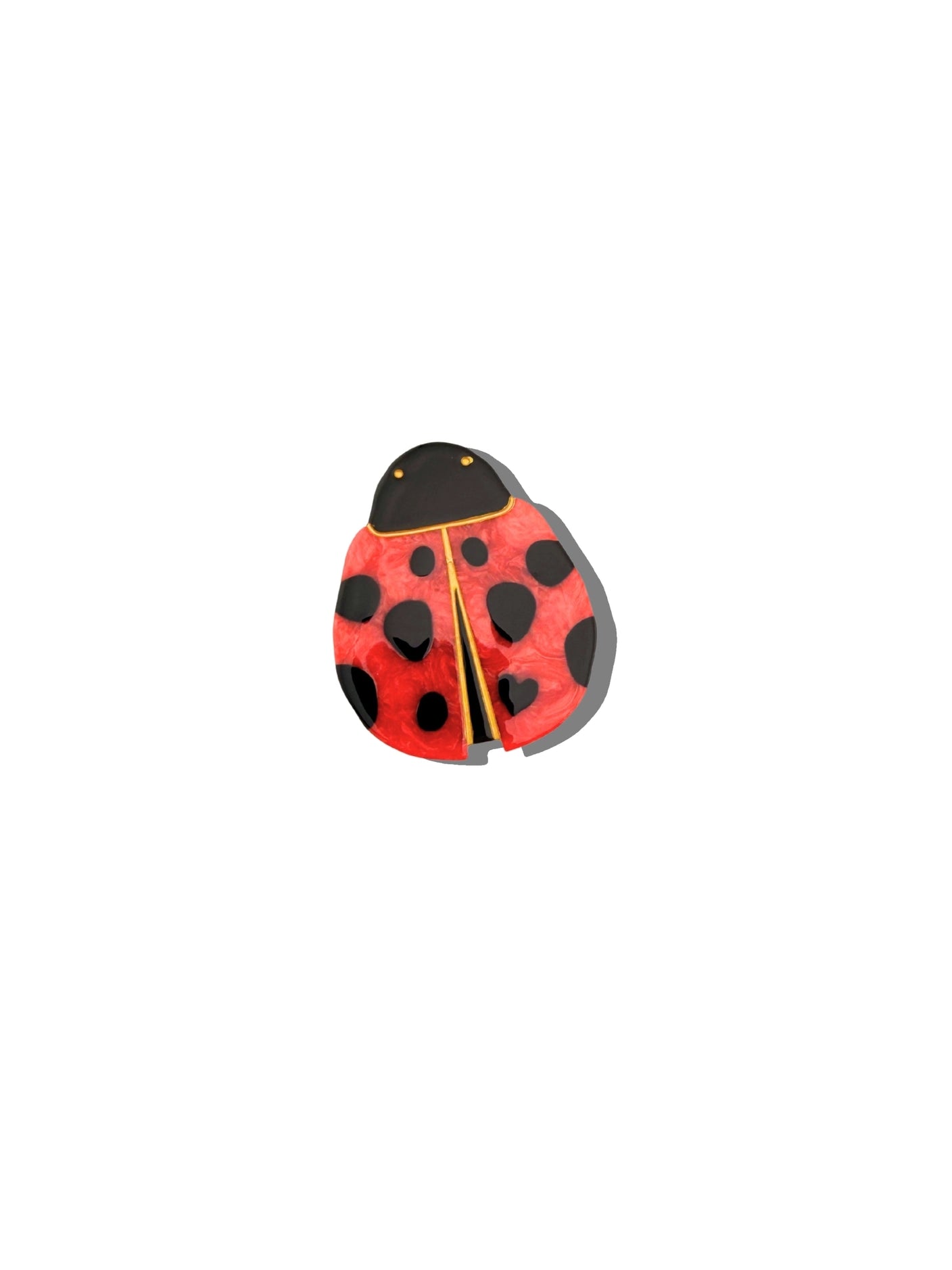 Hand-Painted Ladybug Gripcharm | Eco-Friendly