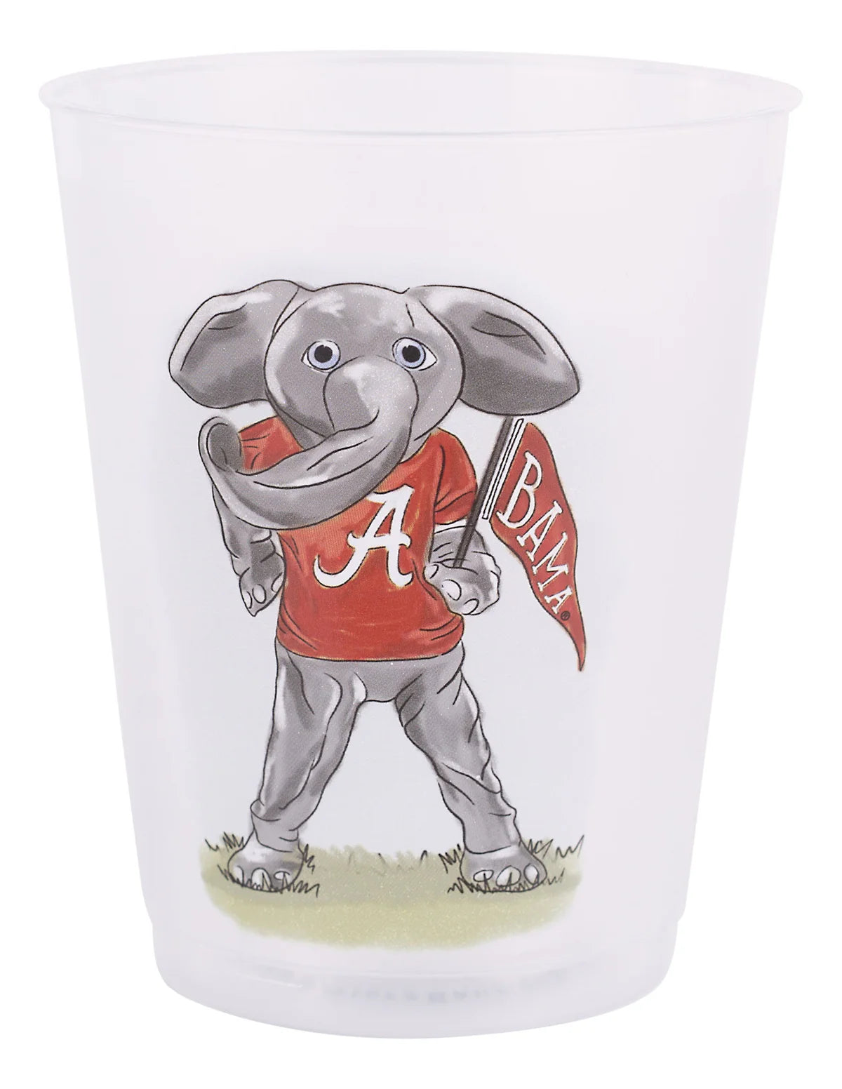 Alabama Mascot Frosted Cups Set/8