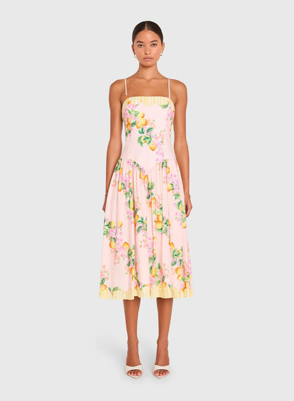 Delora Midi Dress - Limoncello