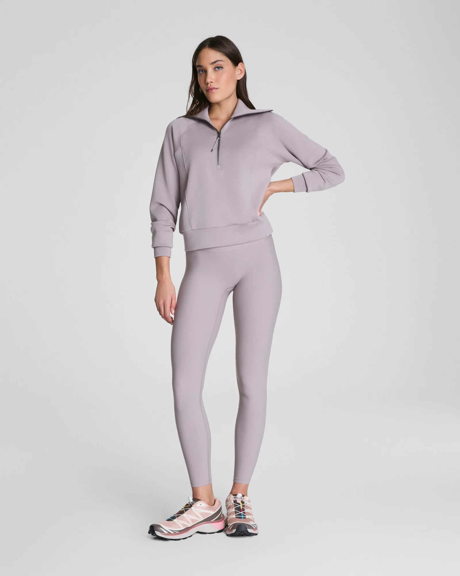 AirEssentials® Half Zip - Coastal Fog – Spinout AirEssentials® Half Zip - Coastal Fog – Spinout
