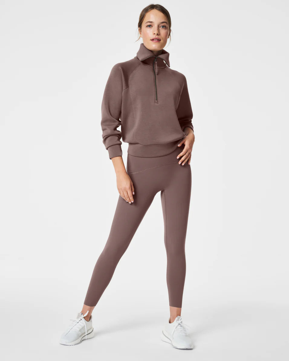 Spanx - AirEssentials Half Zip - Smoke