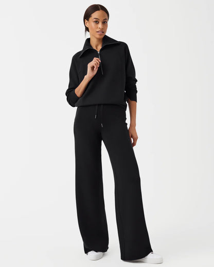 Spanx - AirEssentials Wide Leg Pant - Very Black