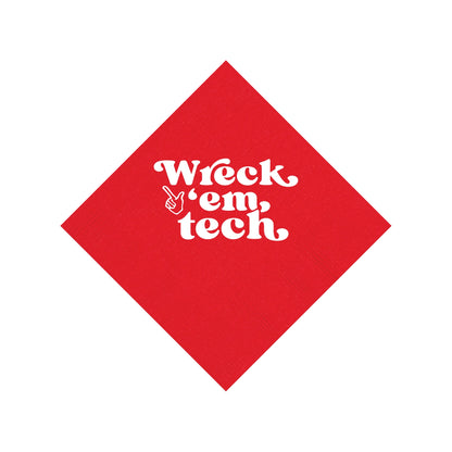 Texas Tech Cocktail Napkins - Red