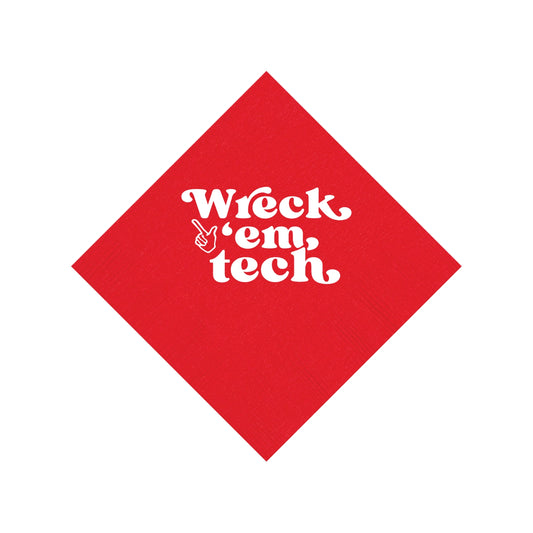Texas Tech Cocktail Napkins - Red