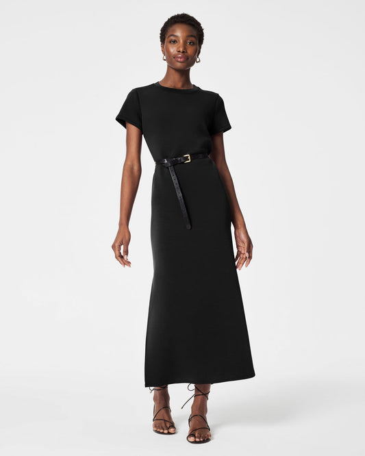 Spanx - AirEssentials Maxi T-Shirt Dress - Very Black