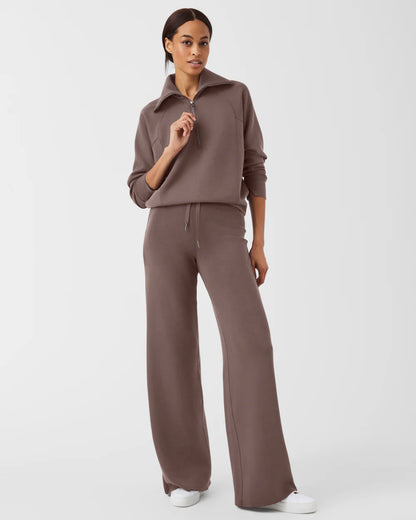 Spanx - AirEssentials Half Zip - Smoke