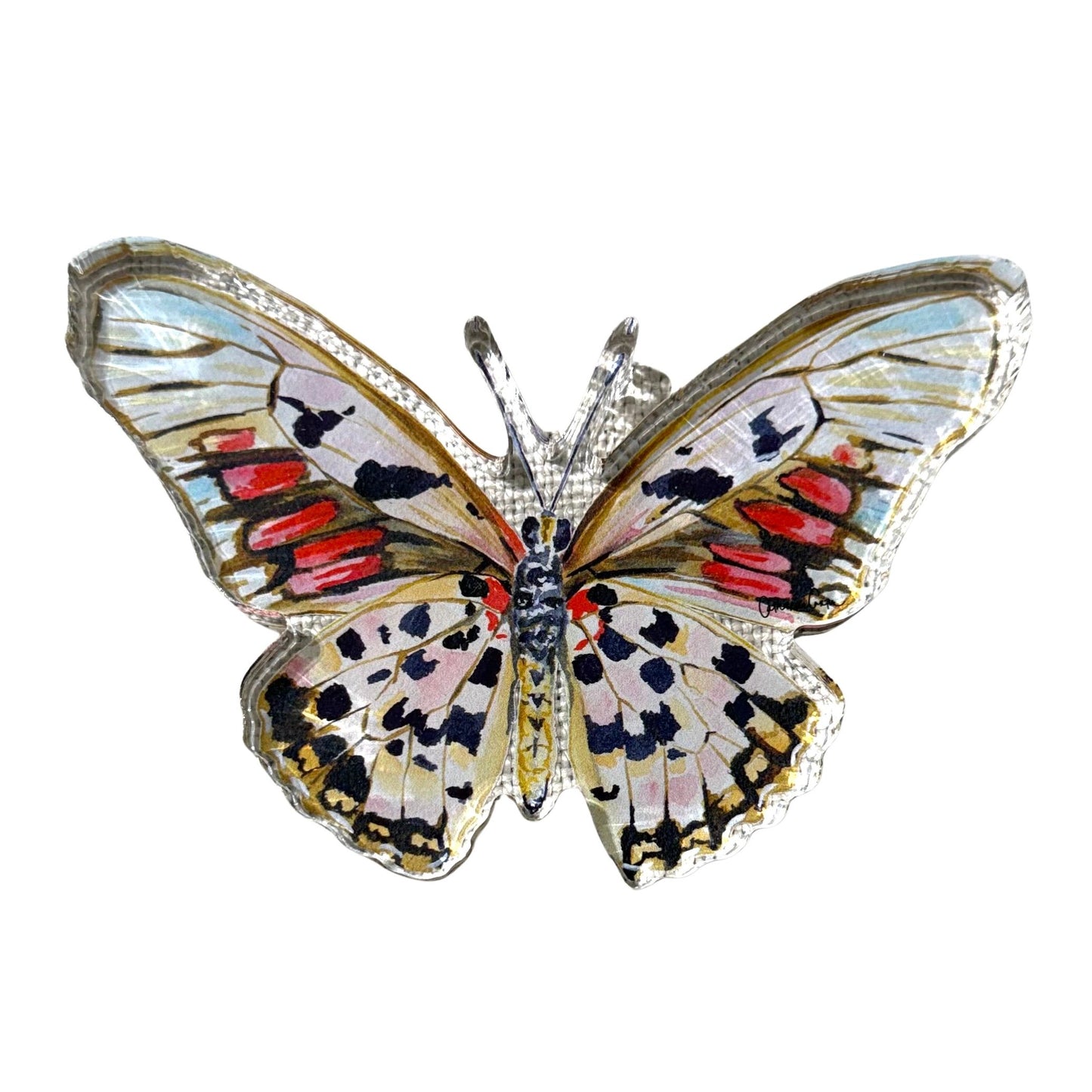 Autumn Butterfly Acrylic Art Block