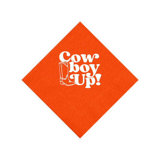 Stillwater Cocktail Napkins - Orange