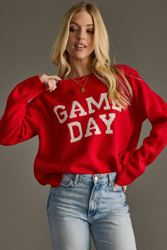 Game Day Sweater - Red