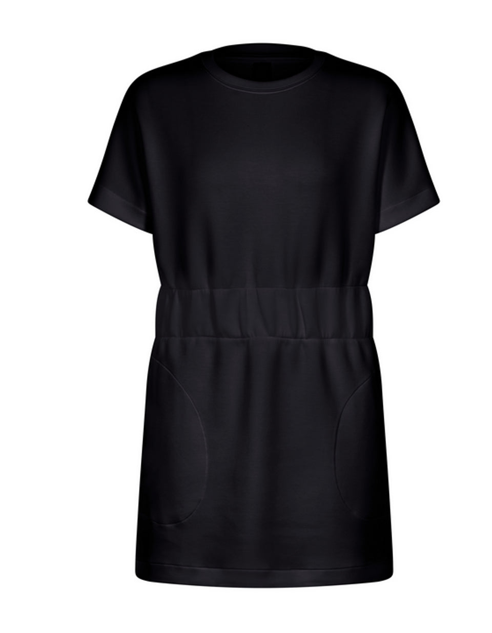 Spanx - AirEssentials Cinched T-Shirt Dress - Very Black