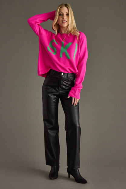 Ski Sweater - Pink