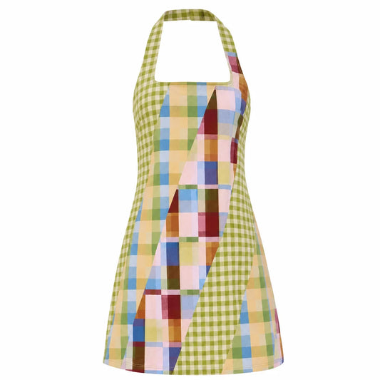 Adeline Dress - Diagonal Check