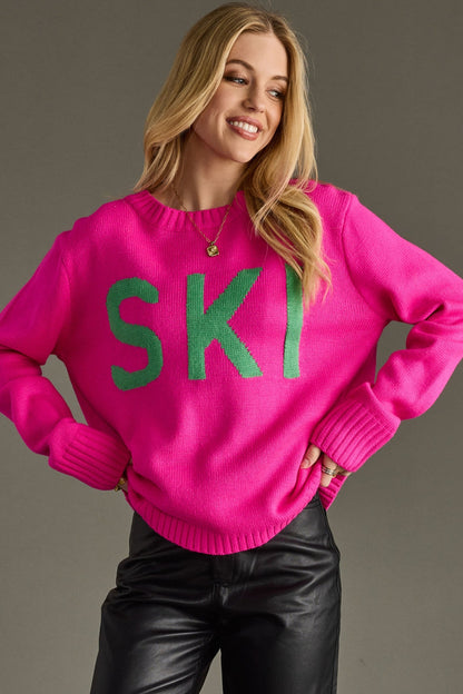 Ski Sweater - Pink