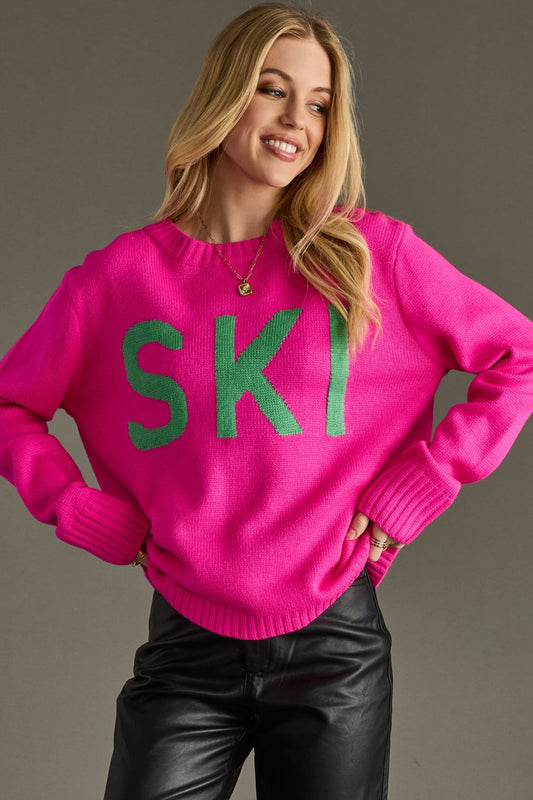 Ski Sweater - Pink