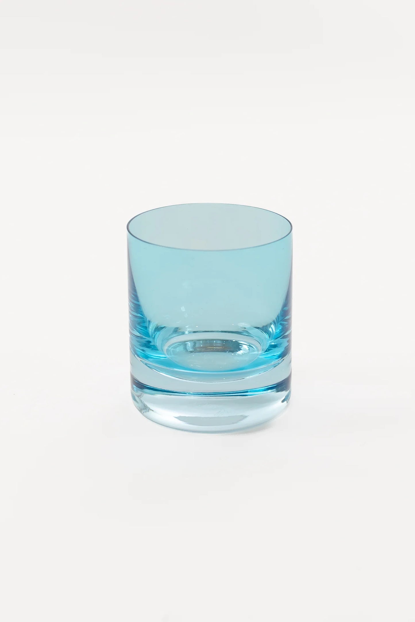 ESTELLE COLORED ROCKS GLASS - SET 0F 6 {OCEAN BLUE}