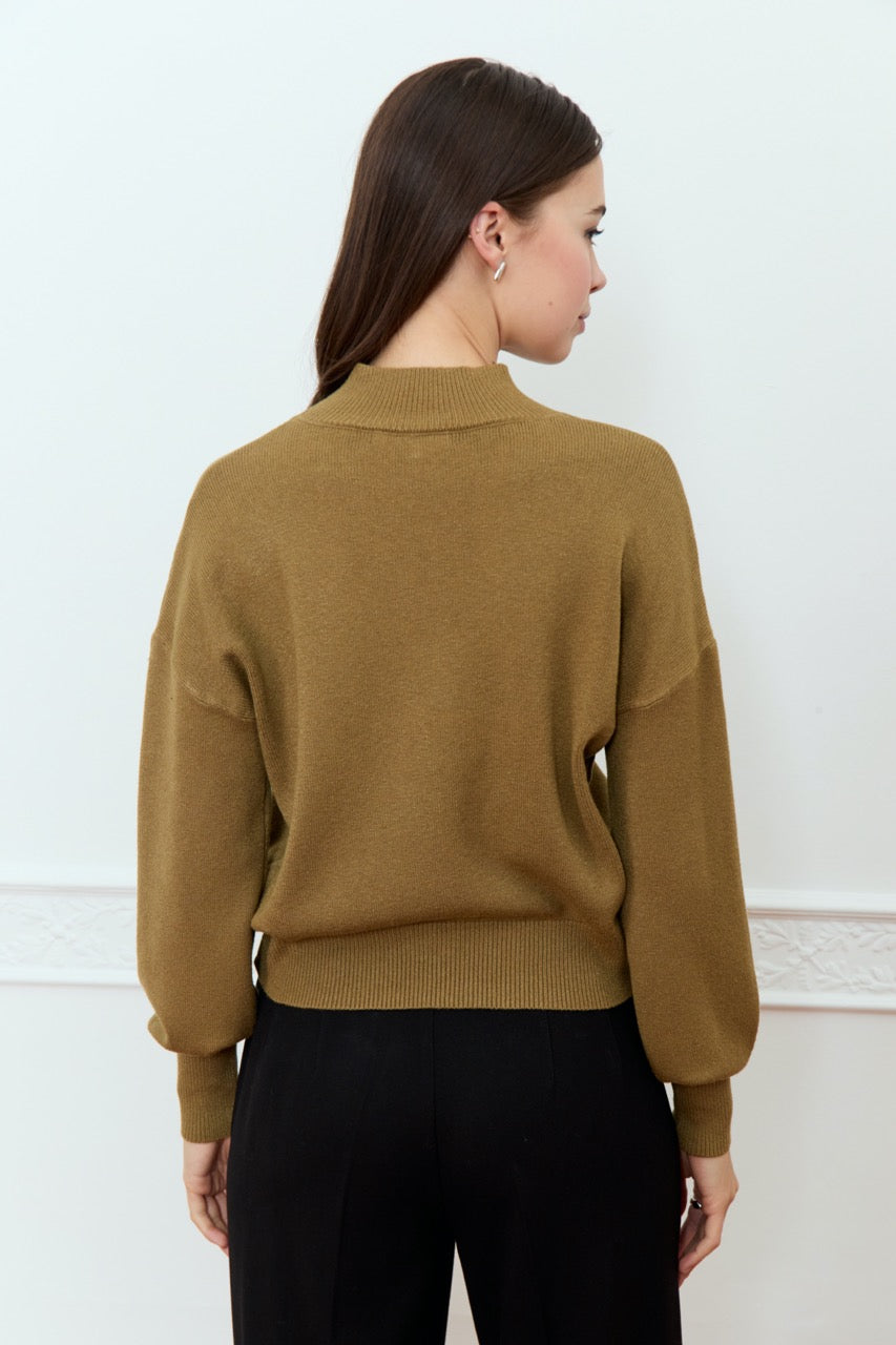 DÈLUC - Steely Sweater - Khaki