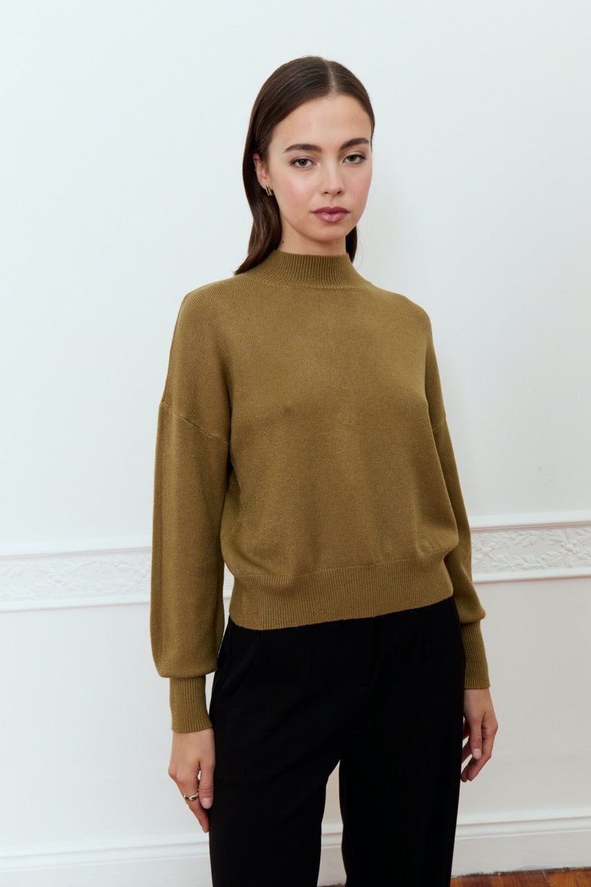 DÈLUC - Steely Sweater - Khaki