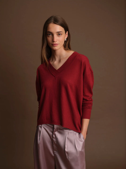 Betula Sweater - Malbec
