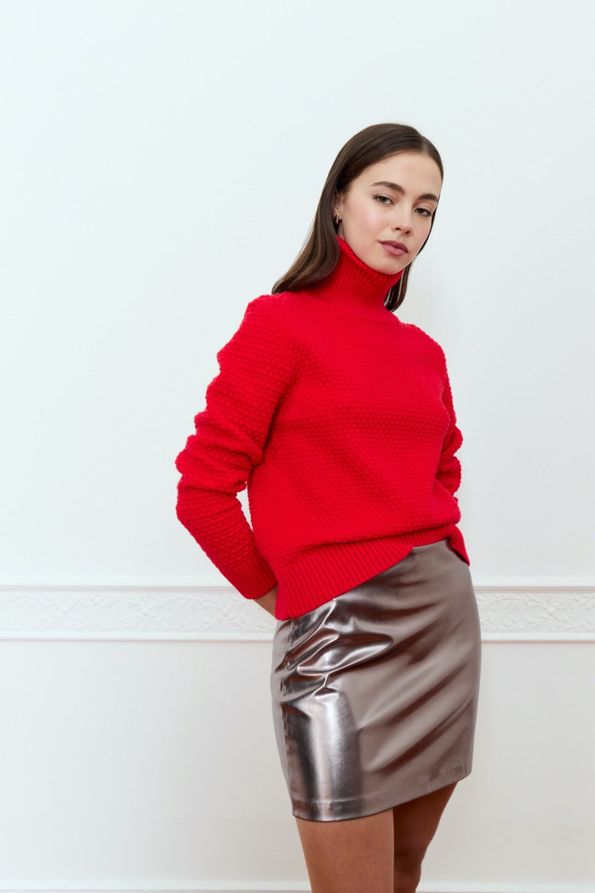 DÈLUC - Carlina Sweater - Cherry