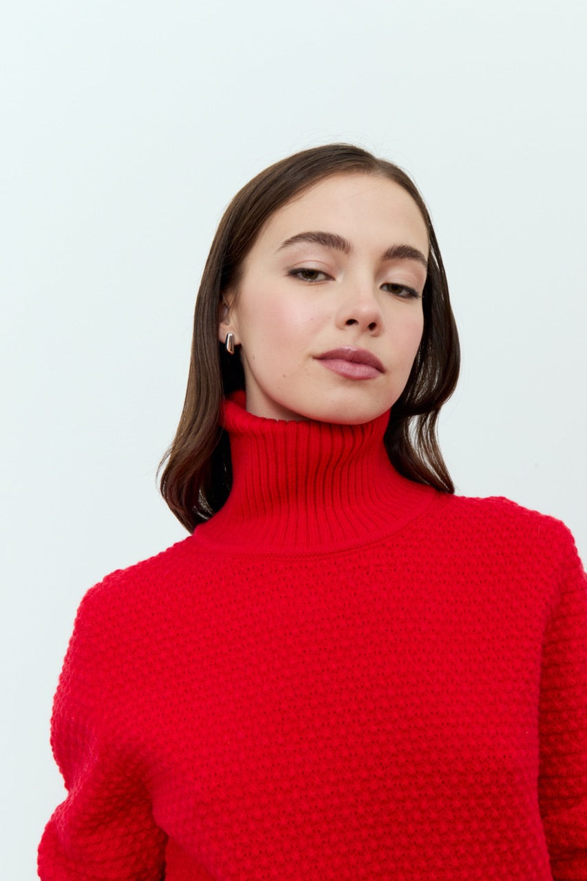 DÈLUC - Carlina Sweater - Cherry