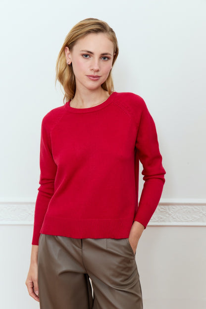 DÈLUC - Begonia Sweater - Cranberry