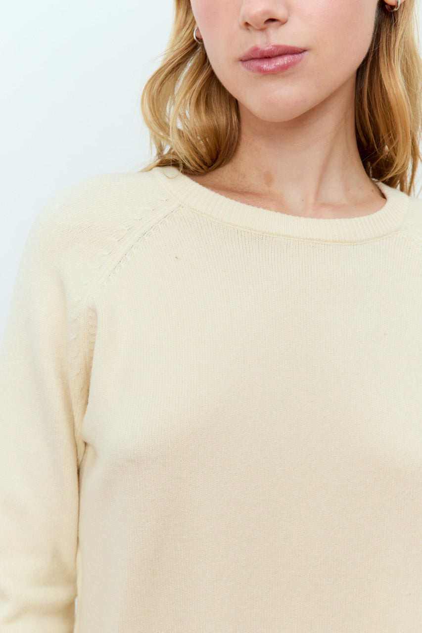 DÈLUC - Begonia Sweater - Ecru