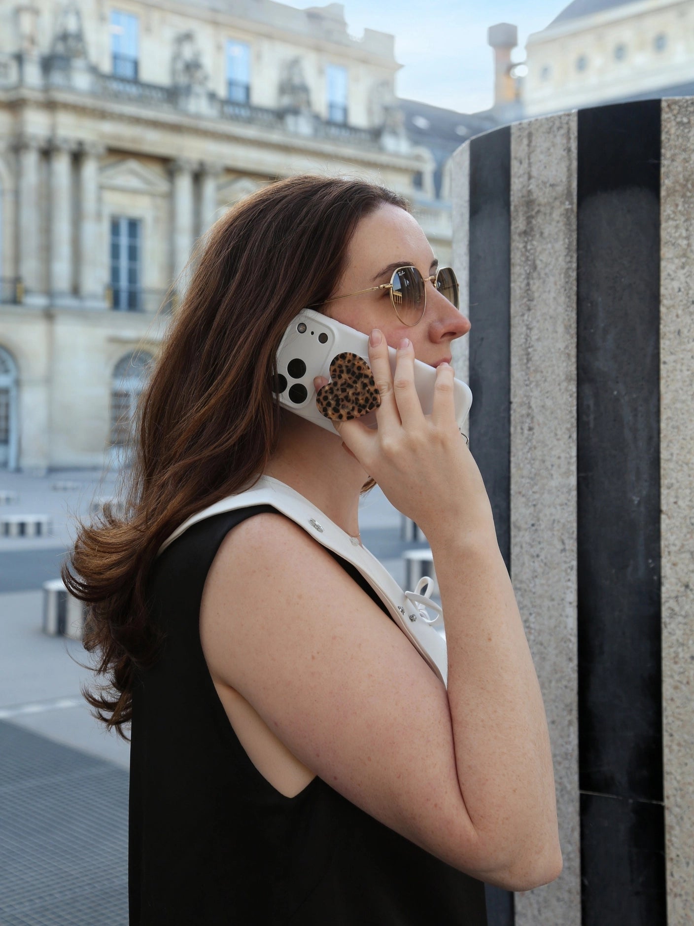 Hand-Painted Heart Gripcharm | Eco-Friendly | Leopard