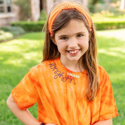 Longhorn Nameplate Necklace