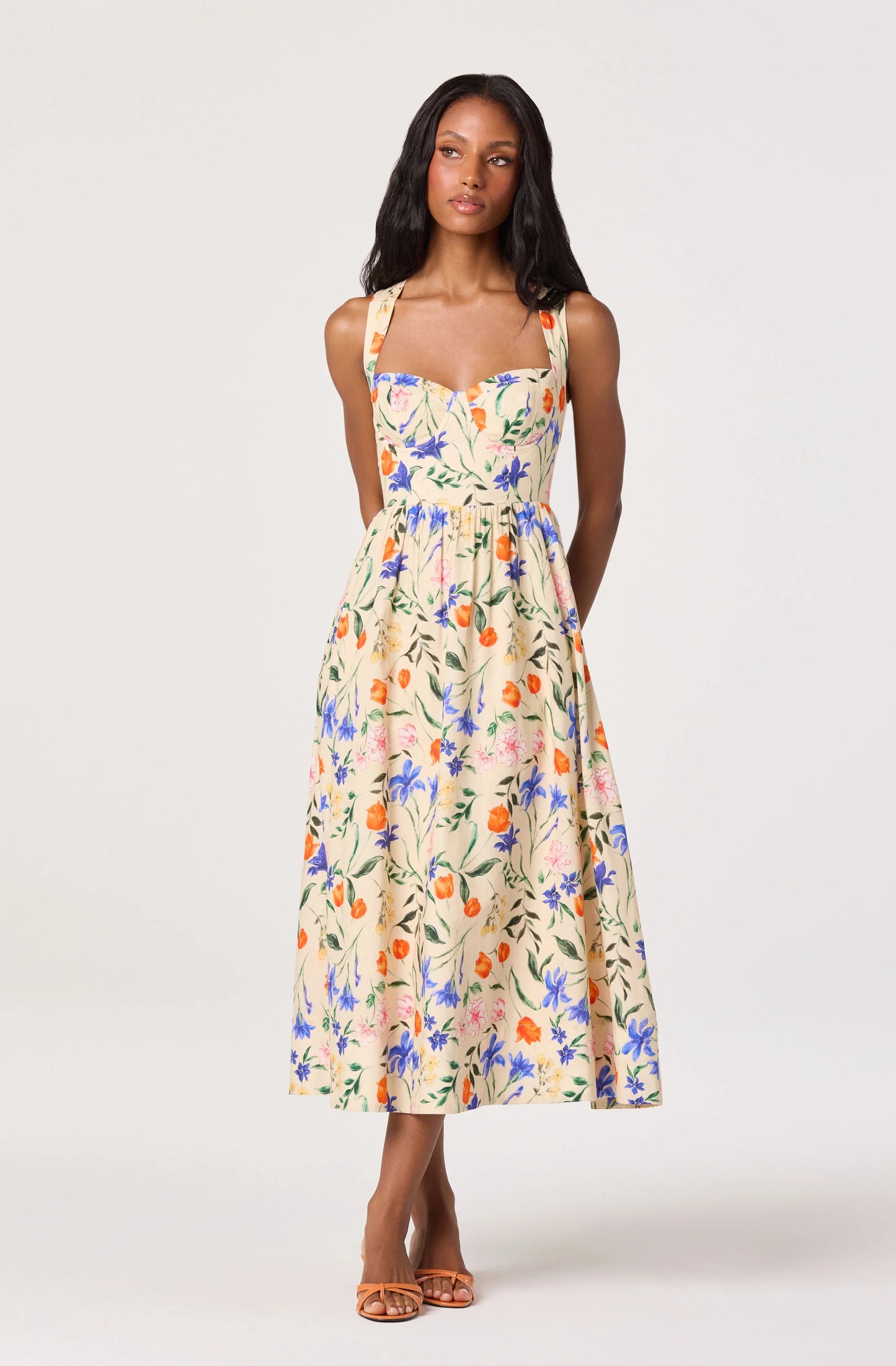 Beryl Dress - Bright Bloom Floral
