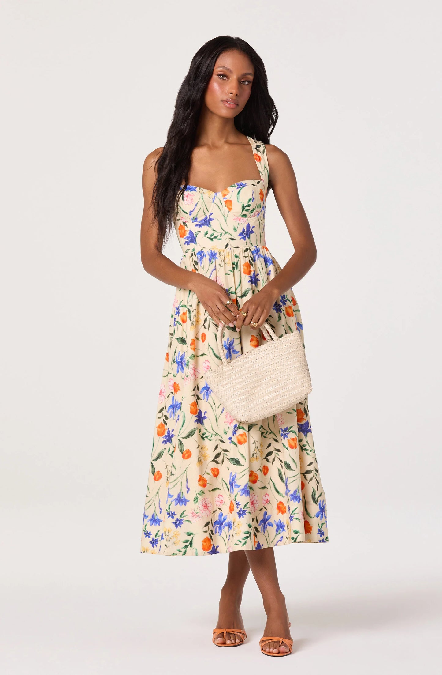 Beryl Dress - Bright Bloom Floral