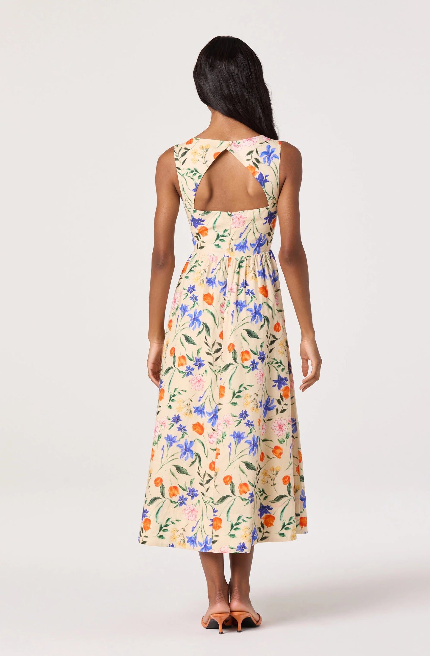 Beryl Dress - Bright Bloom Floral