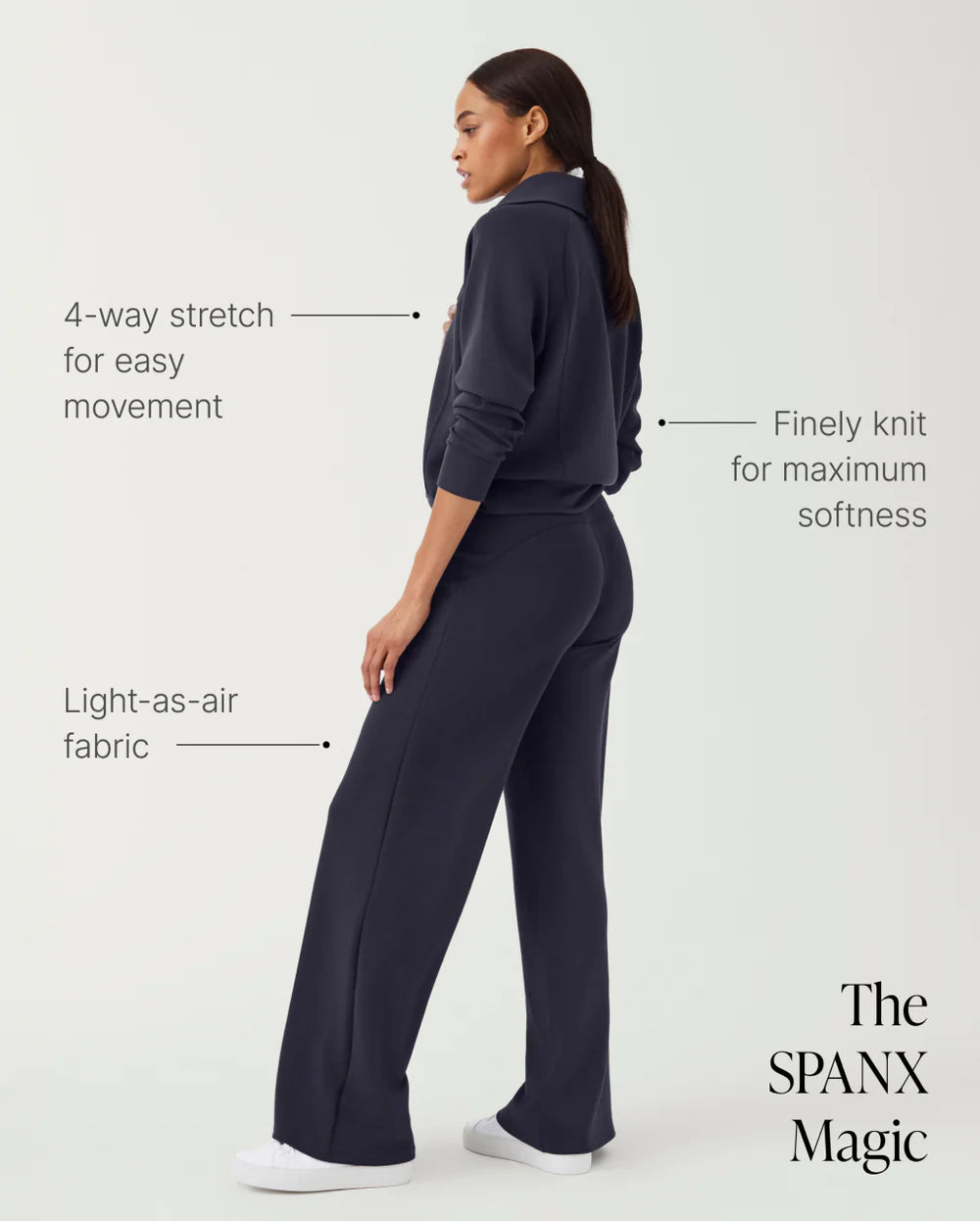 Spanx - AirEssentials Wide Leg Pant - Smoke