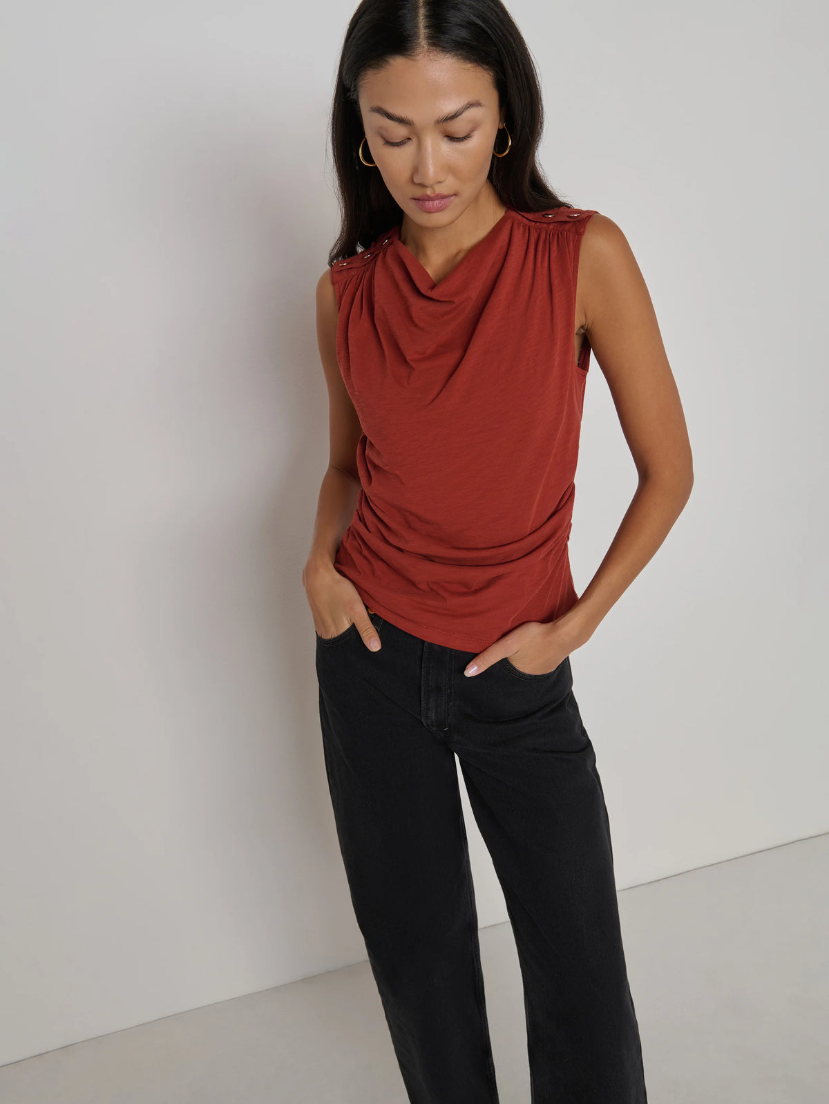 Alexia Top - Chestnut