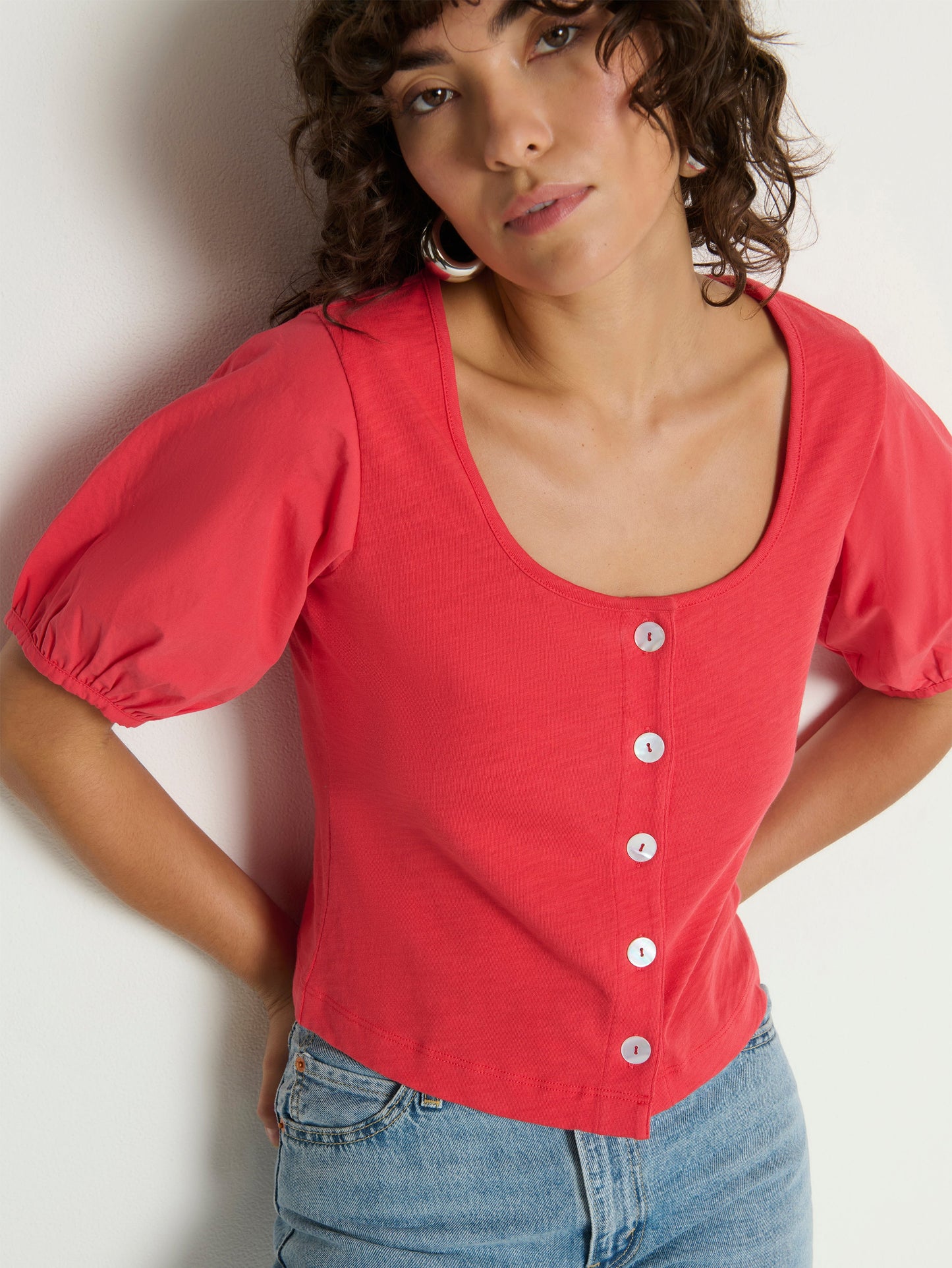 Alma Cropped Top - Flora