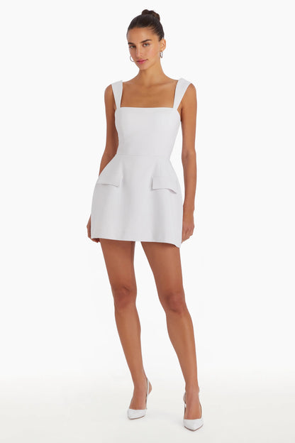 Amanda Uprichard - Bethany Skort Romper - Ivory