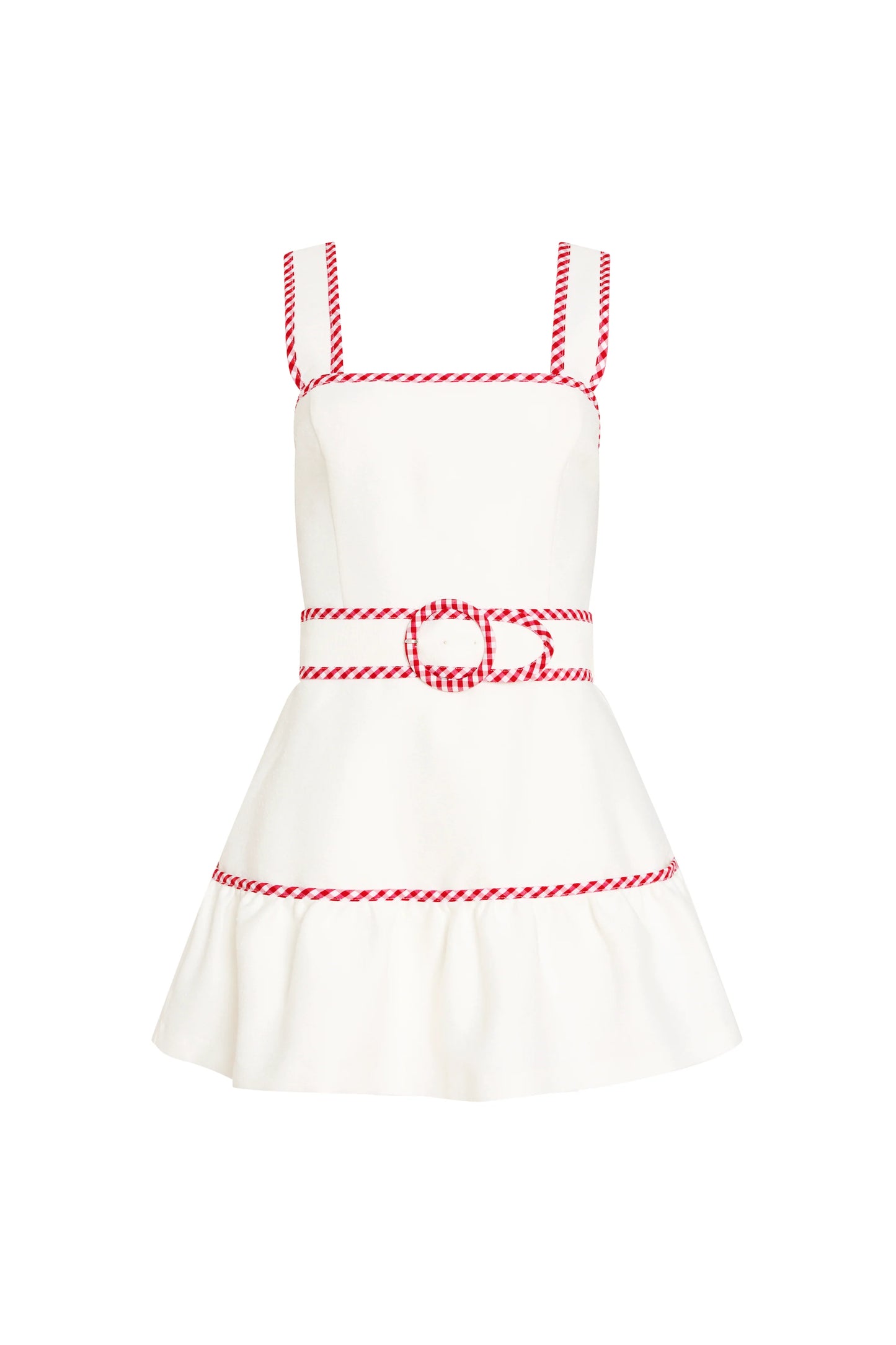 Kassy Romper - Ivory Red