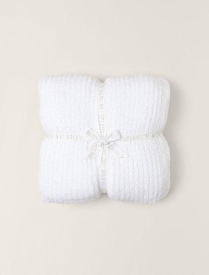 CozyChic® Ribbed Bed Blanket - Full/Queen White