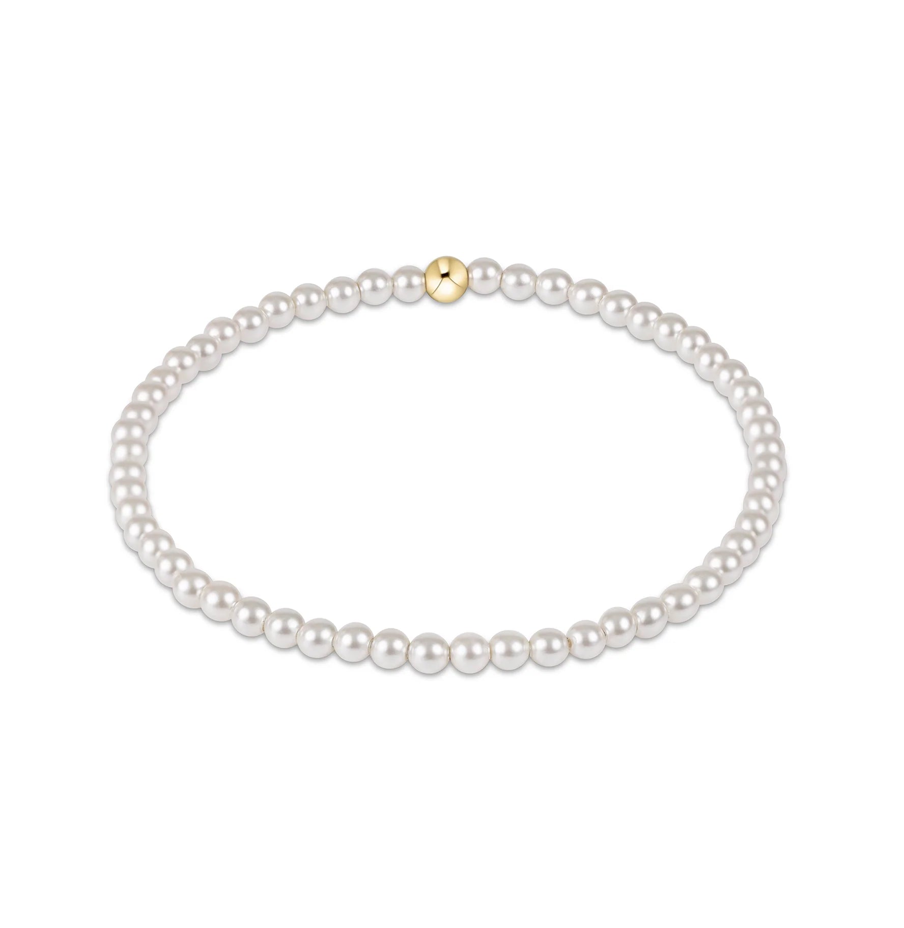Classic Pearl 3mm Bead Bracelet