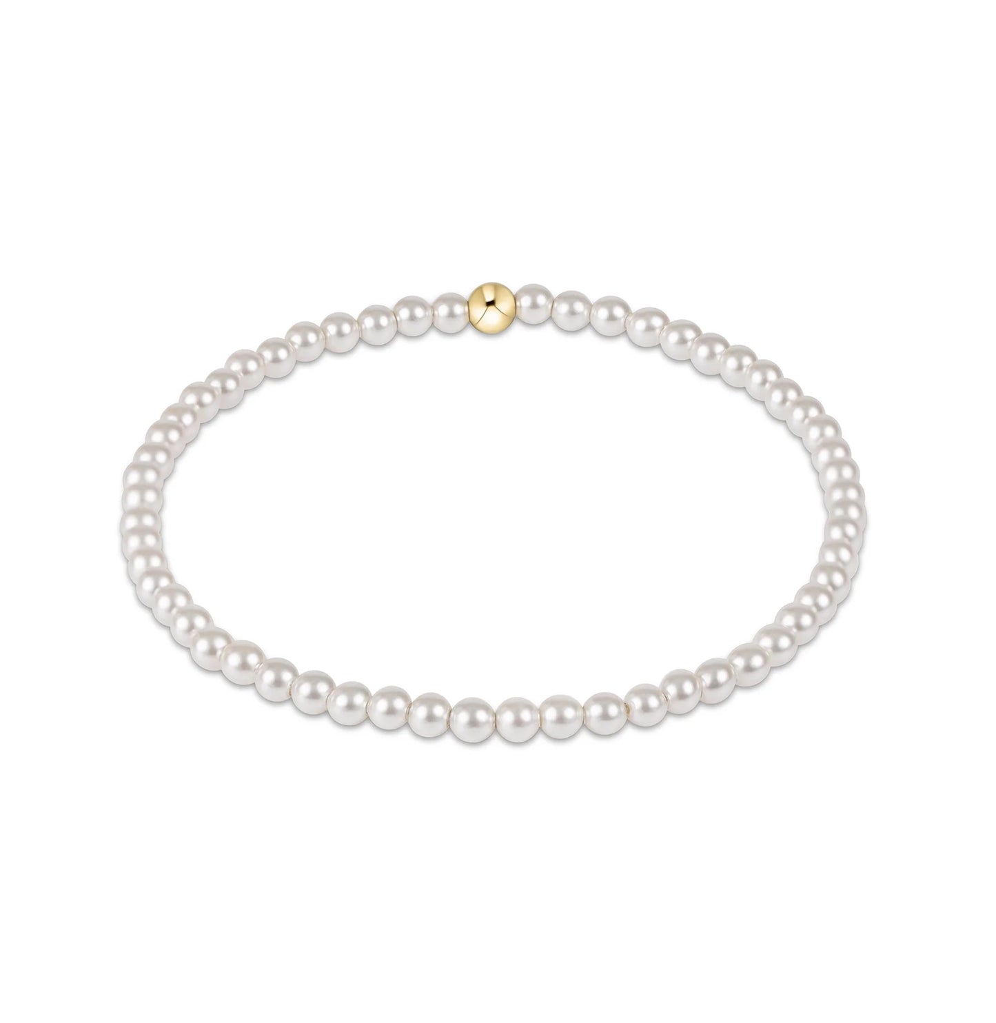 Classic Pearl 3mm Bead Bracelet
