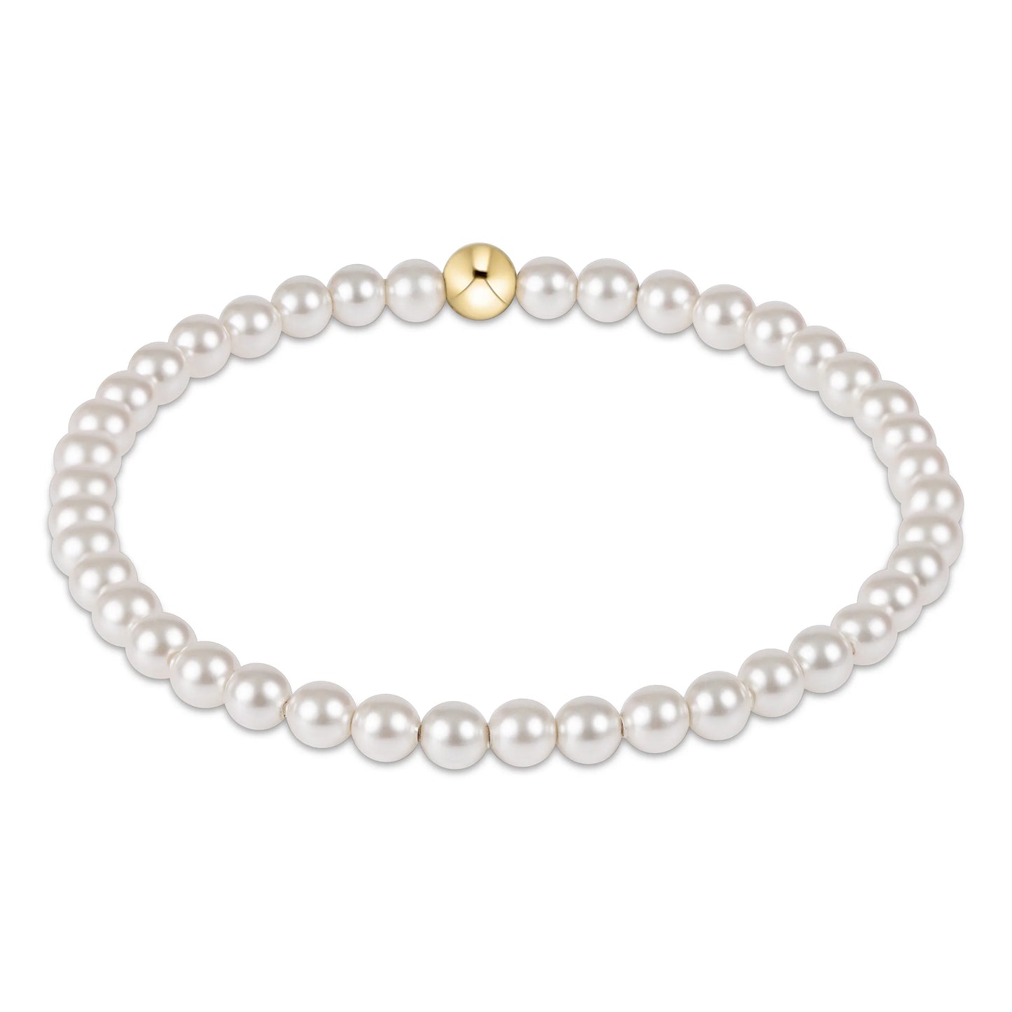 Classic Pearl 4mm Bead Bracelet